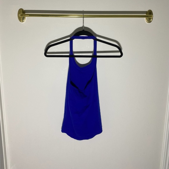 Royal Blue Halter Top - Picture 3 of 6